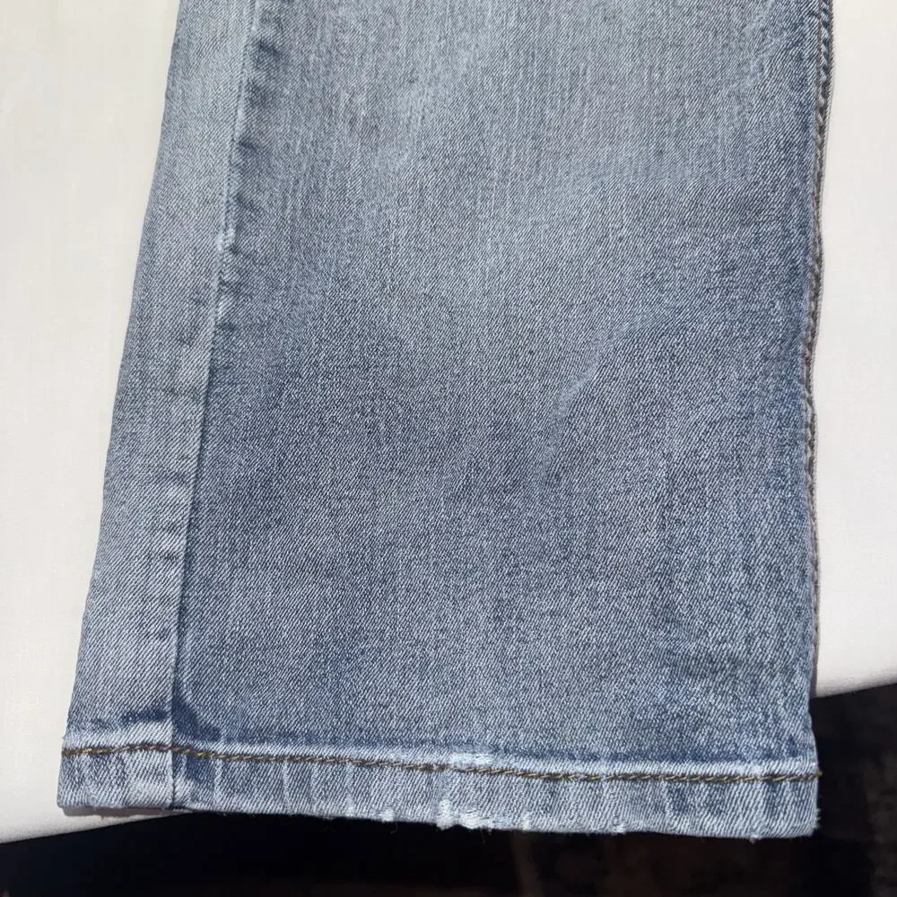 Nat Nast Jeans Mens 36x32 Blue Maverick Straight Dark Wash Faded Luxury Denim